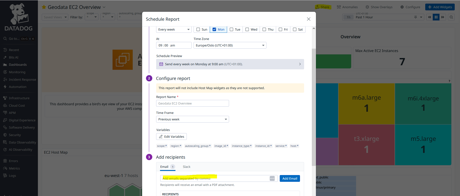 Scheduled Report